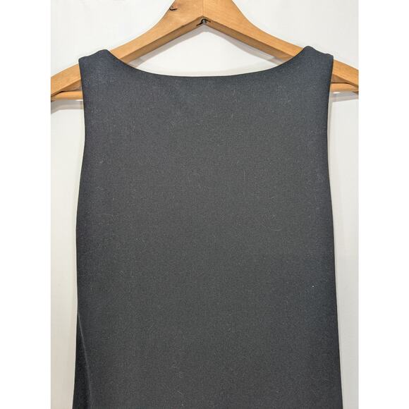 Vintage Côte à Côte Paris New York Black Sleeveless Low Back Maxi Dress Size S - Picture 3 of 7